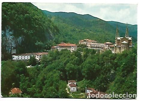 Postales: PANORAMICA GENERAL DEL SANTUARIO.- COVADONGA