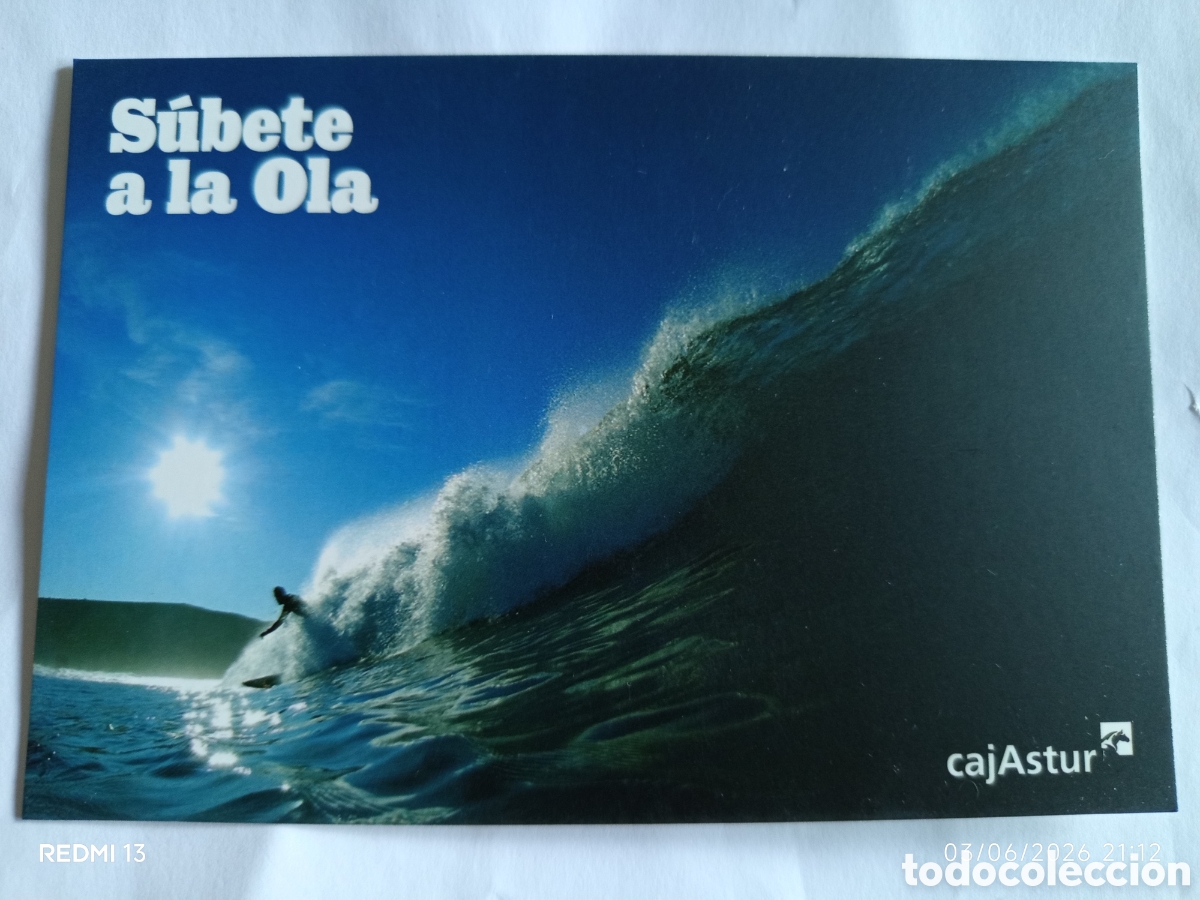 Postales: 3 POSTALES &rdquo;S&uacute;bete a la Ola&rdquo;