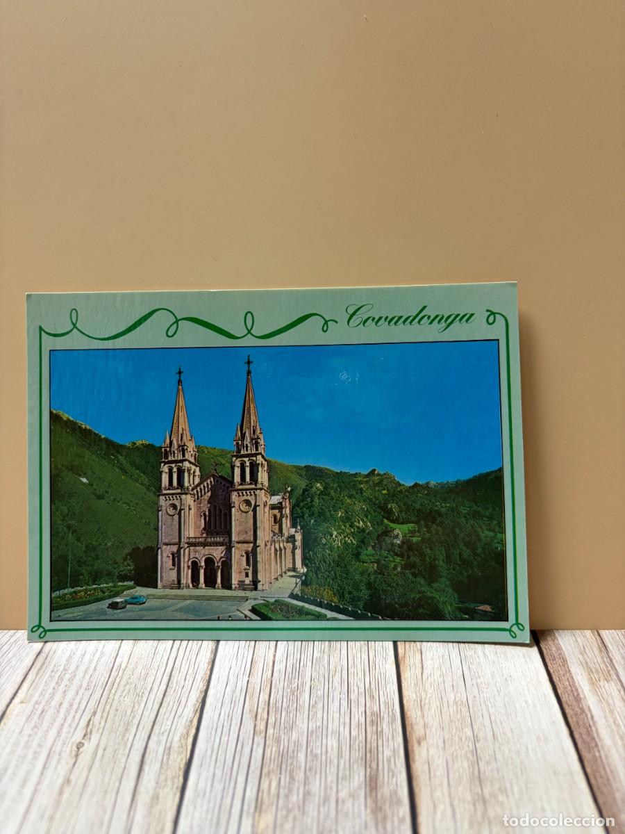 Postales: TARJETA POSTAL. ASTURIAS. 61.- COVADONGA. BAS&Iacute;LICA. EDICIONES ARRIBAS