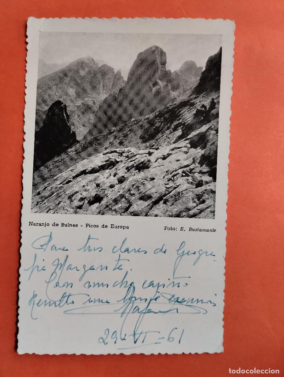 Postales: POSTAL FOTOGRAFICA NARANJO DE BULNES PICOS DE EUROPA FOTO E. BUSTAMANTE