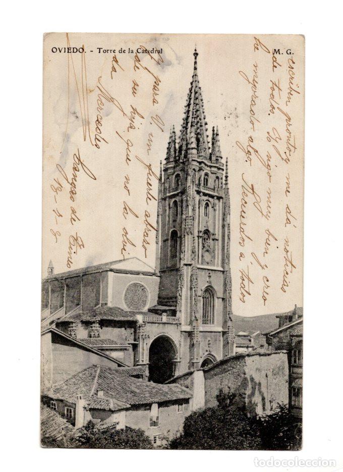 Postales: OVIEDO.(ASTURIAS).- TORRE DE LA CATEDRAL.