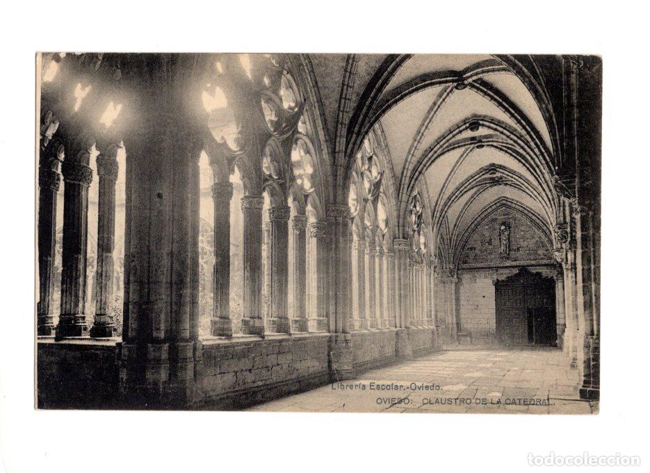 Postales: OVIEDO.(ASTURIAS).- CLAUSTRO DE LA CATEDRAL.