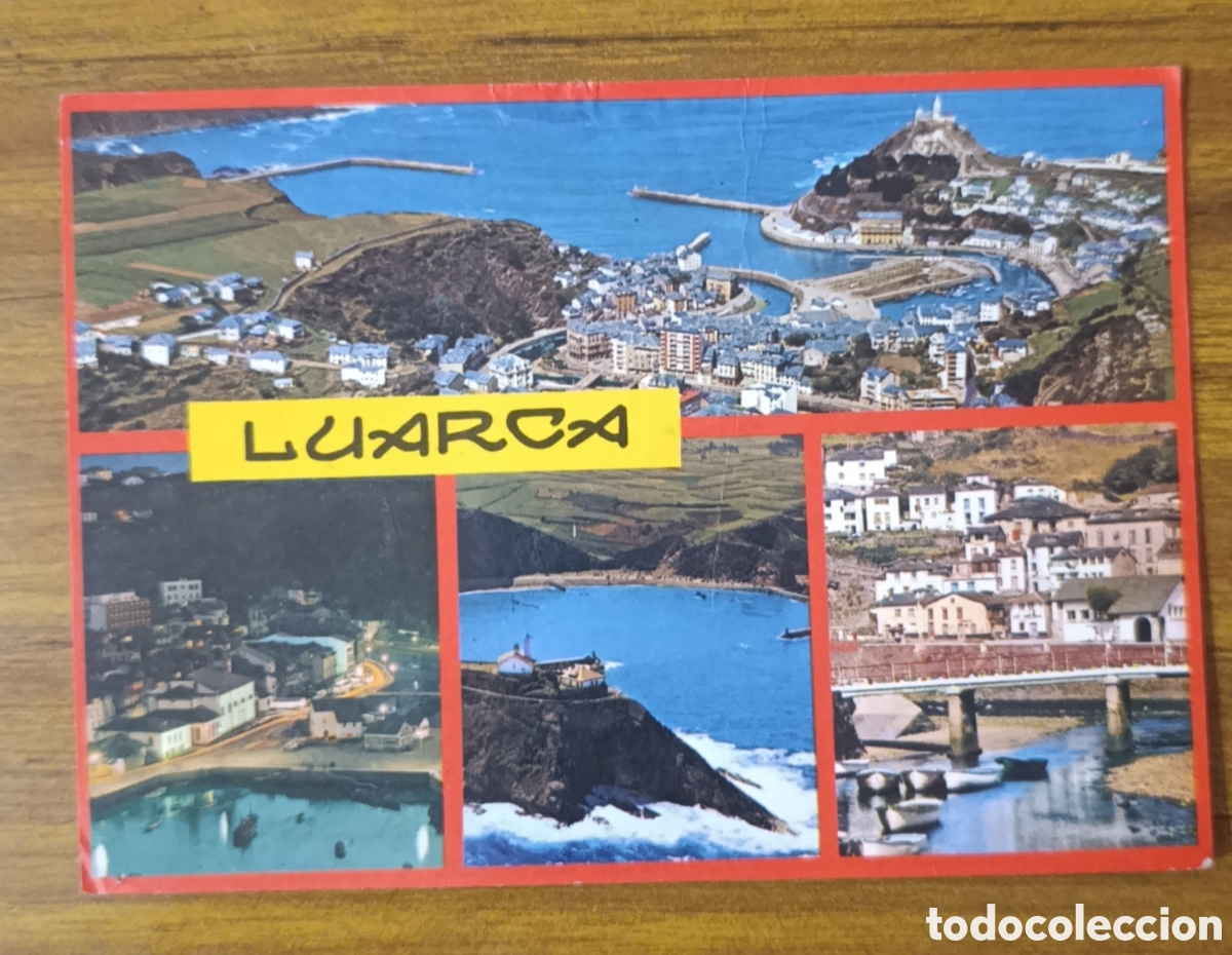 Postales: Postal Luarca (Asturias) - Multivista (Vistas, Nocturna y Faro) - N&ordm; 2 - Ediciones Alarde (Oviedo) -