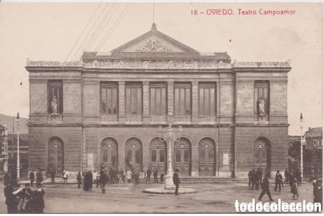Postales: OVIEDO (ASTURIAS) - TEATRO CAMPOAMOR - CASA THOMAS, BARCELONA