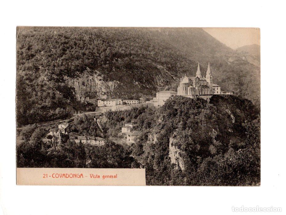 Postales: COVADONGA.(ASTURIAS).- VISTA GENERAL.
