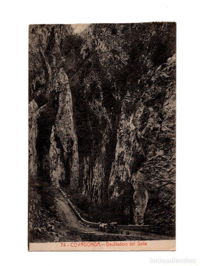Postales: COVADONGA.(ASTURIAS).- DESFILADERO DEL SELLA.