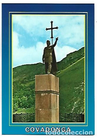 Postales: MONUMENTO AL REY , DON PELAYO / KING PELAYO MONUMENT.- COVADONGA
