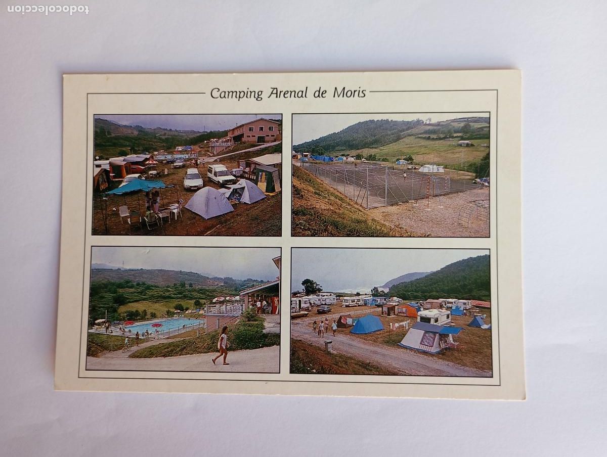 Postales: POSTAL DE CAMPING ARENAL DE MORIS. ASTURIAS. TDKP29Z1