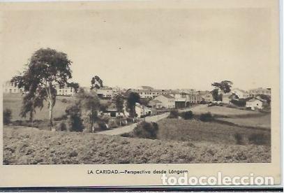 Postales: LA CARIDAD (ASTURIAS) - PERSPECTIVA DESDE LONGARA - FOTO GOMEZ