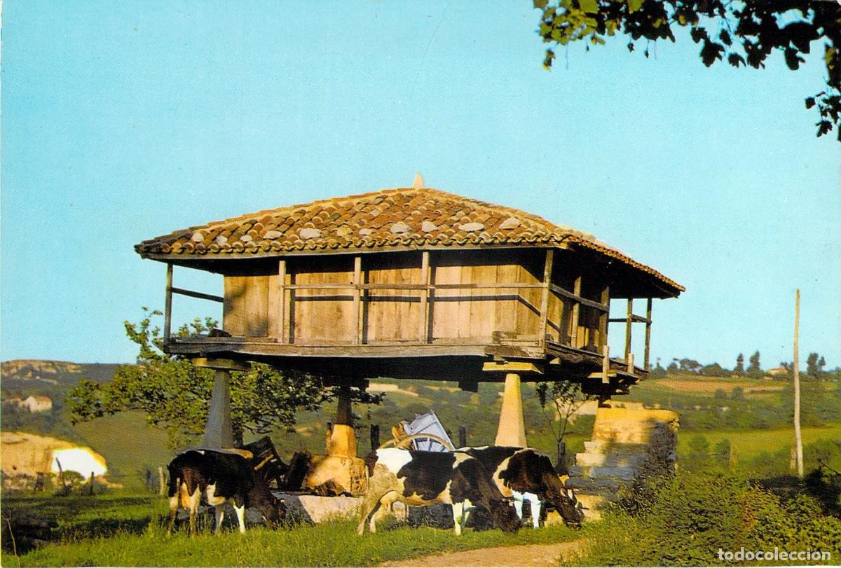 Postales: Postal H&oacute;rreo Asturiano con Vacas Ediciones Alarde