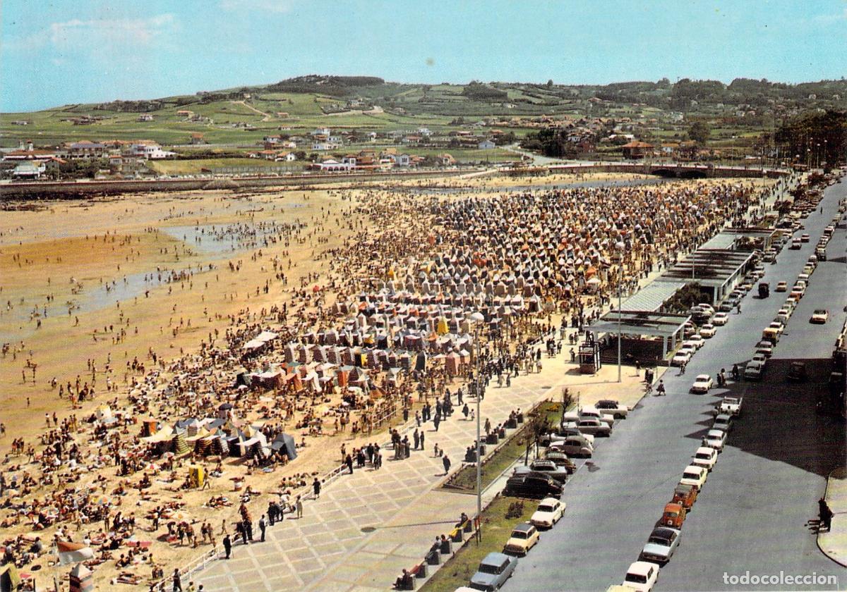 Postales: Postal Gij&oacute;n Playa de San Lorenzo Zona Miami