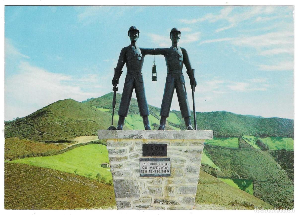Postales: Postal Urbies. Tur&oacute;n. Asturias. Monumento al Minero. ref. 7-asturias4