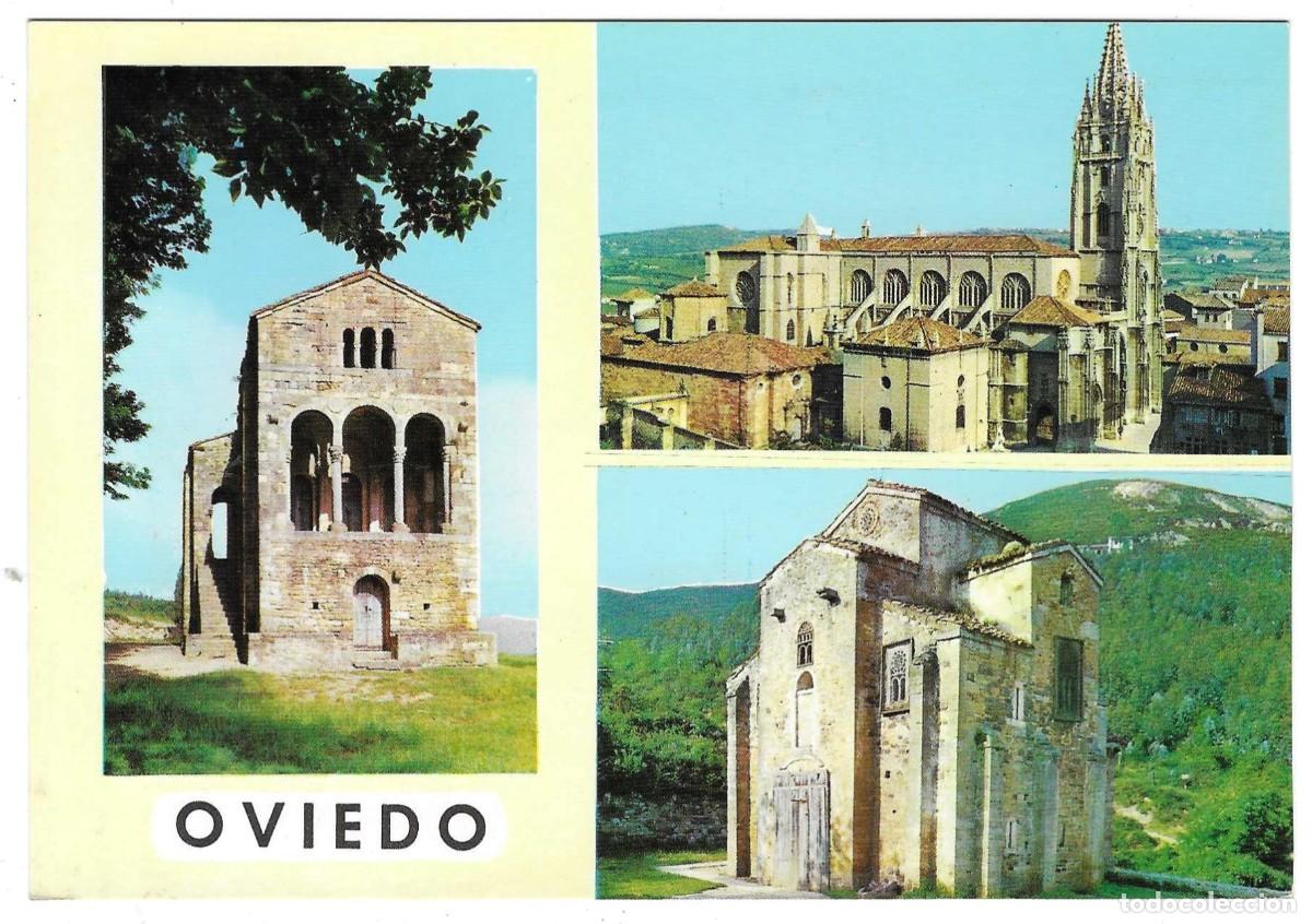 Postales: Postal Oviedo, varias vistas. ref. 7-asturias17