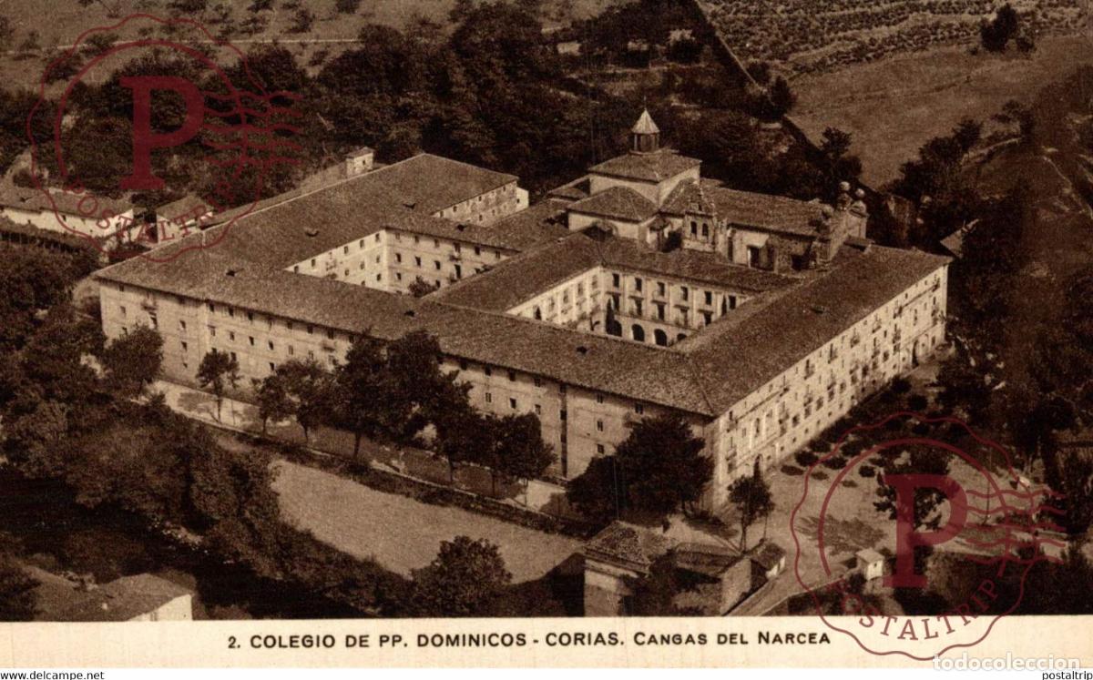 Postkarten: Colegio de PP Dominicos Corias Cangas del Narcea ASTURIAS ESPA&Ntilde;A
