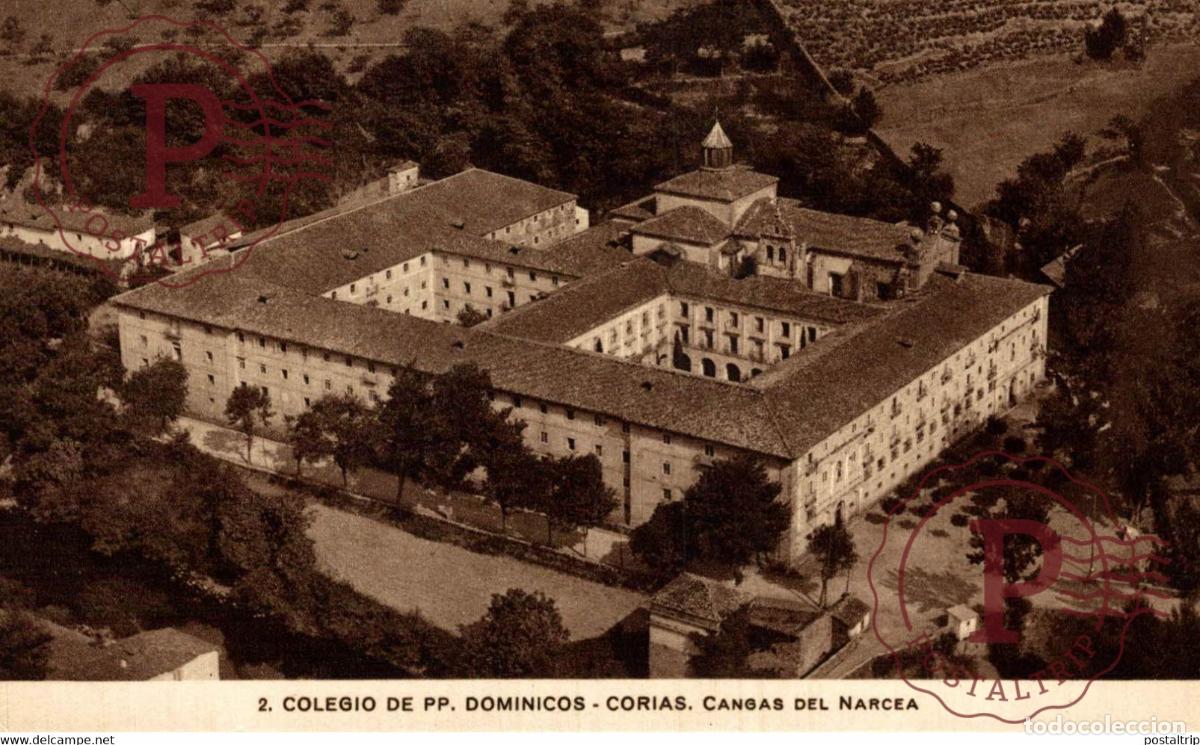 Postkarten: Colegio de PP Dominicos Corias Cangas del Narcea ASTURIAS ESPA&Ntilde;A