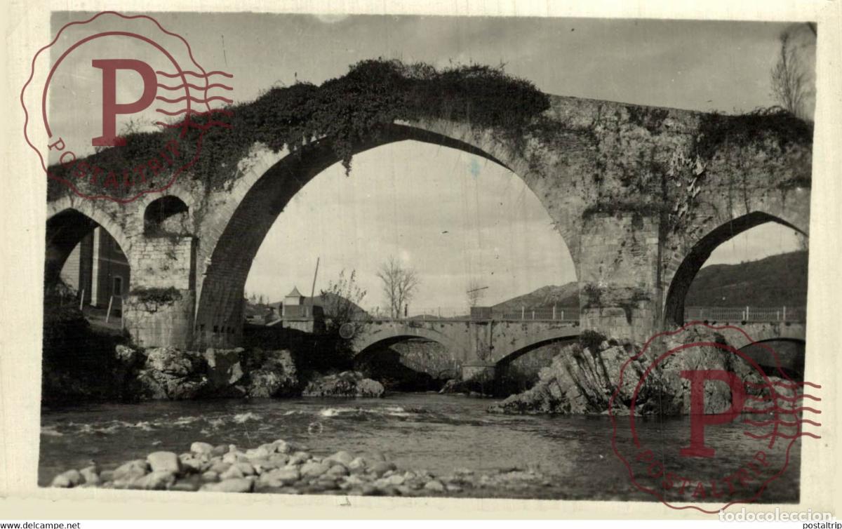 Postkarten: Puente Romano Cangas de On&iacute;s ASTURIAS ESPA&Ntilde;A