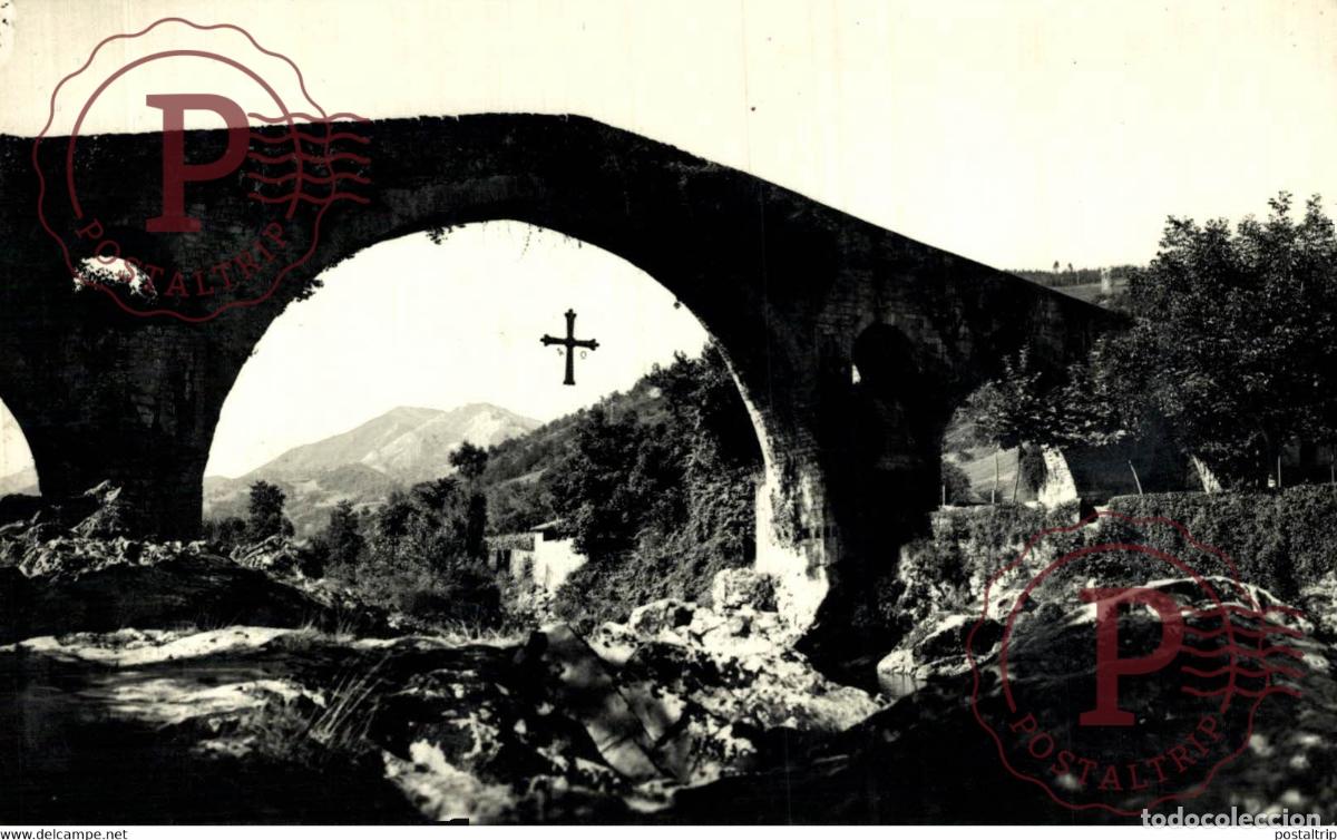 Postkarten: Puente Romano Cangas de On&iacute;s ASTURIAS ESPA&Ntilde;A