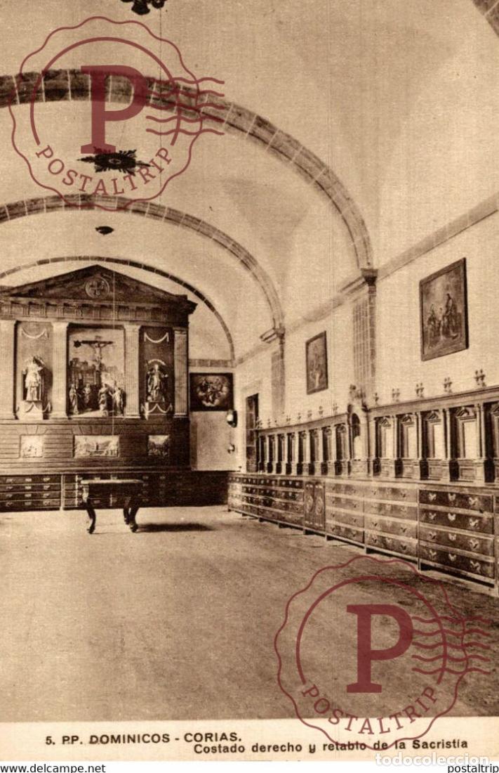 Postkarten: PP Dominicos Corias Costado derecho y retablo de la Sacristia ASTURIAS ESPA&Ntilde;A