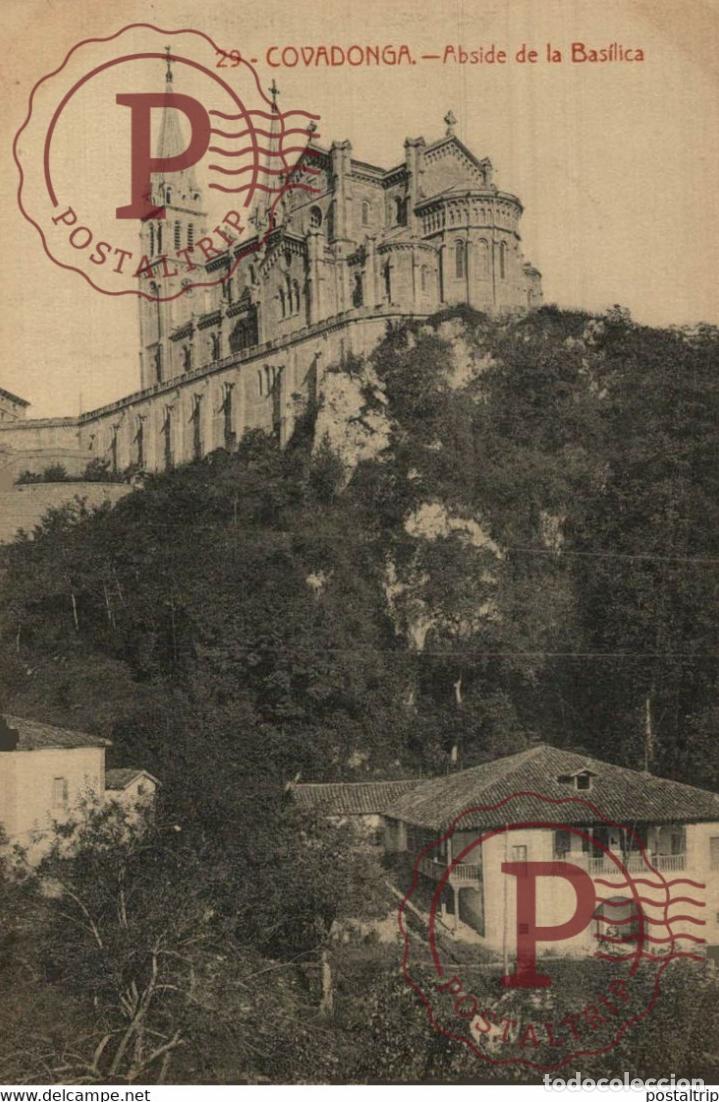 Postkarten: Covadonga &Aacute;bside de la Bas&iacute;lica ASTURIAS ESPA&Ntilde;A