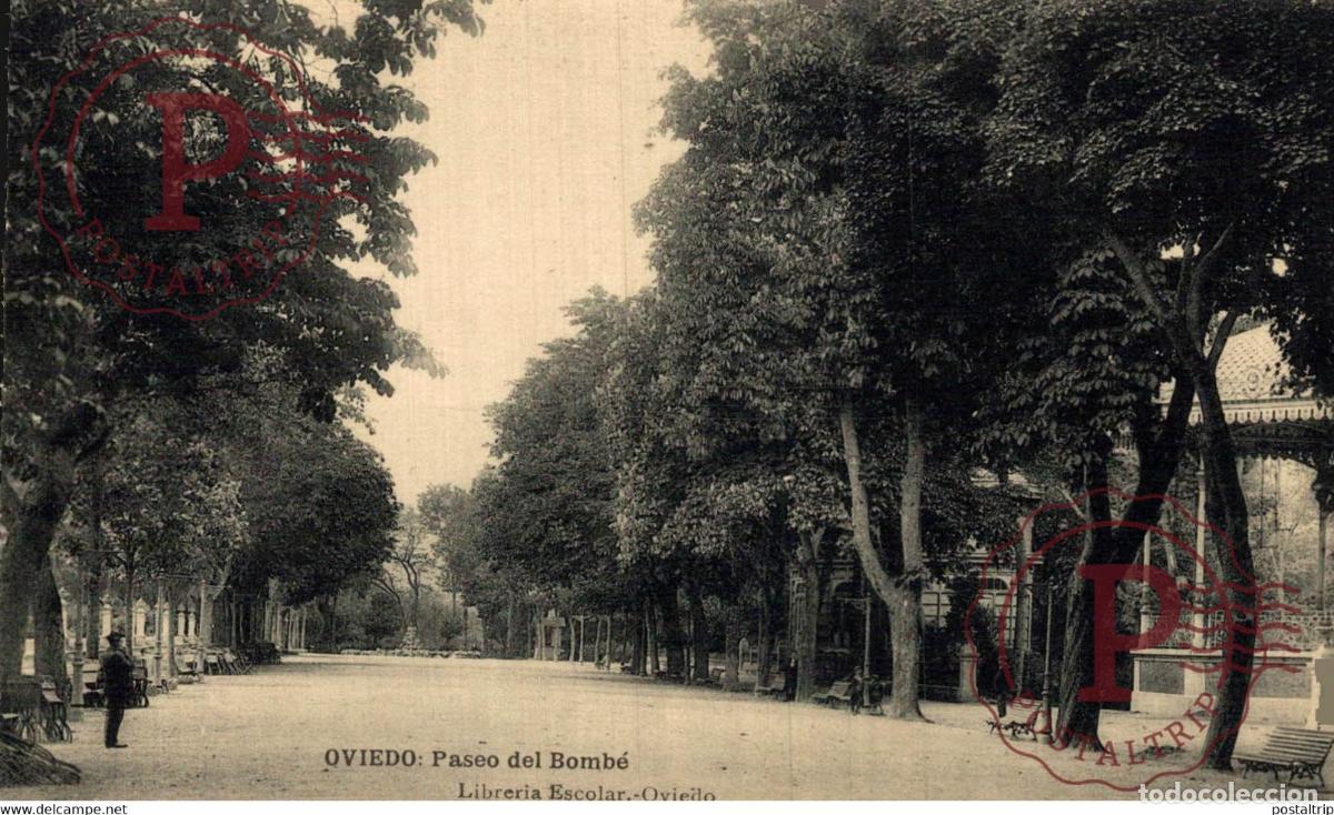 Postales: Oviedo Paseo del Bomb&eacute; ASTURIAS ESPA&Ntilde;A