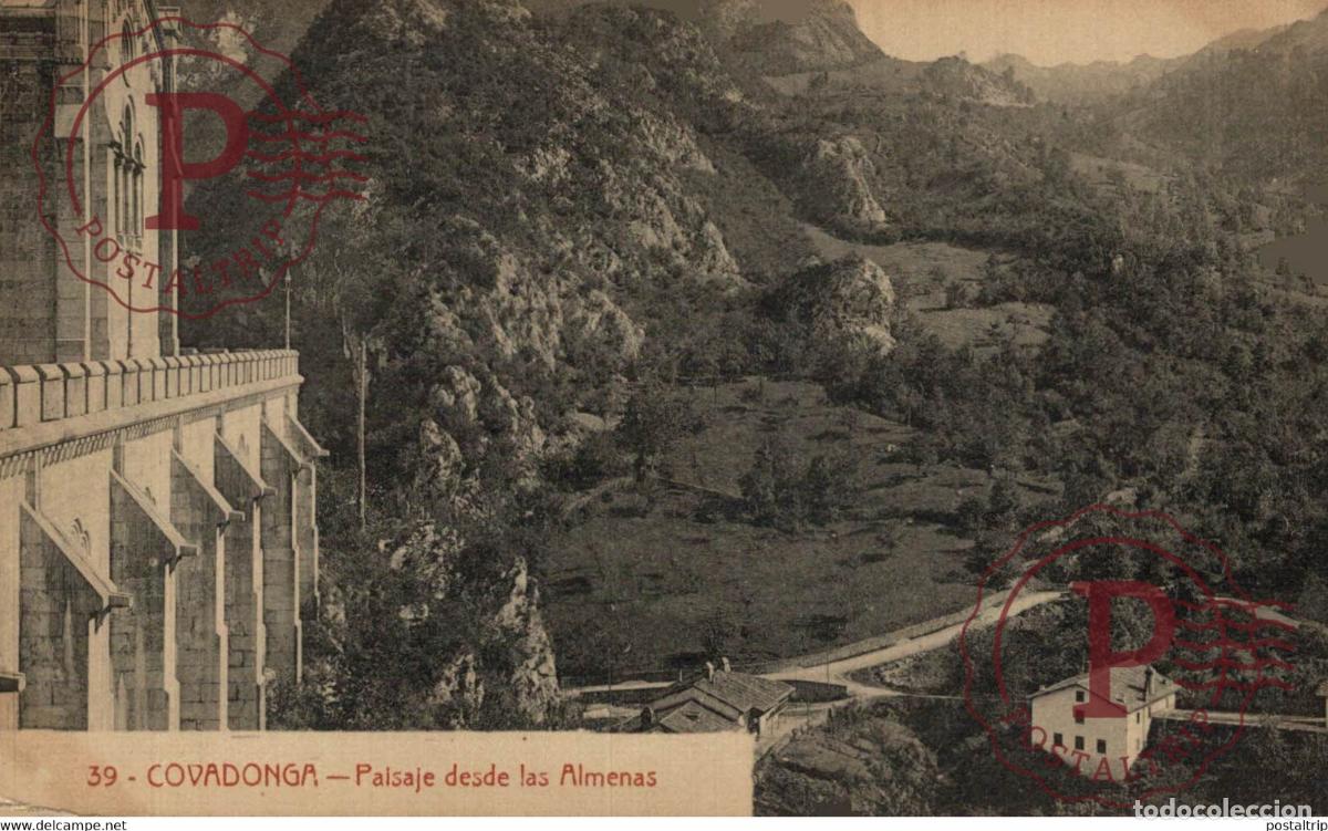 Postales: Covadonga Paisaje desde las Almenas ASTURIAS ESPA&Ntilde;A