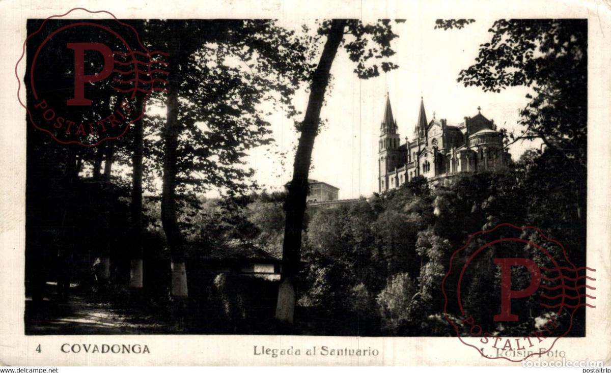 Postales: Covadonga Llegada al Santuario ASTURIAS ESPA&Ntilde;A
