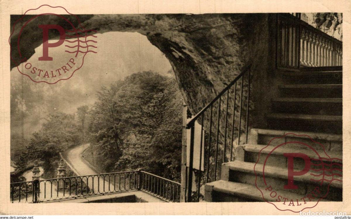 Postales: Covadonga La Subida a la cueva ASTURIAS ESPA&Ntilde;A
