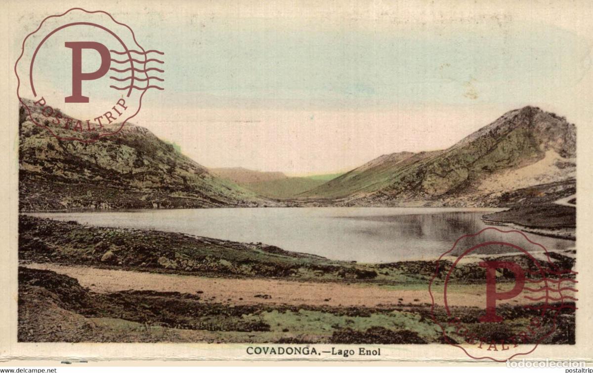 Postales: ASTURIAS COVADONGA LAGO ENOL ASTURIAS ESPA&Ntilde;A SPAIN