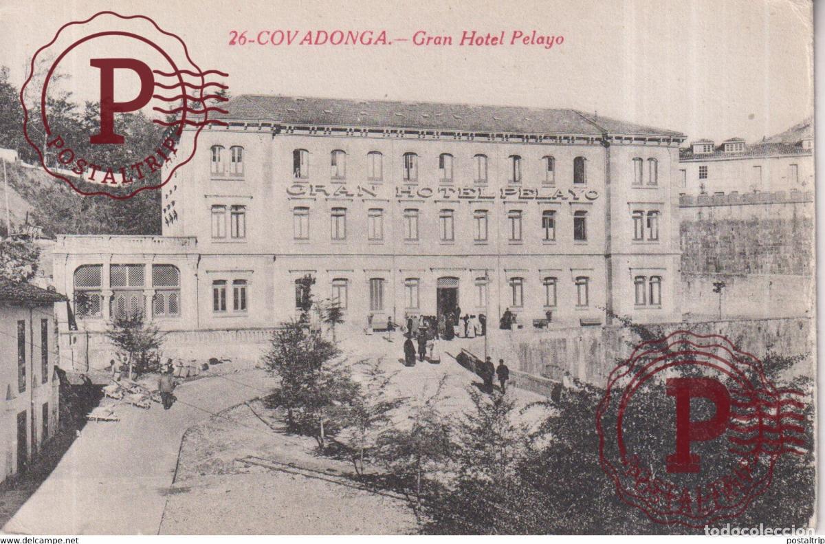 Postales: ASTURIAS. COVADONGA. GRAN HOTEL PELAYO.
