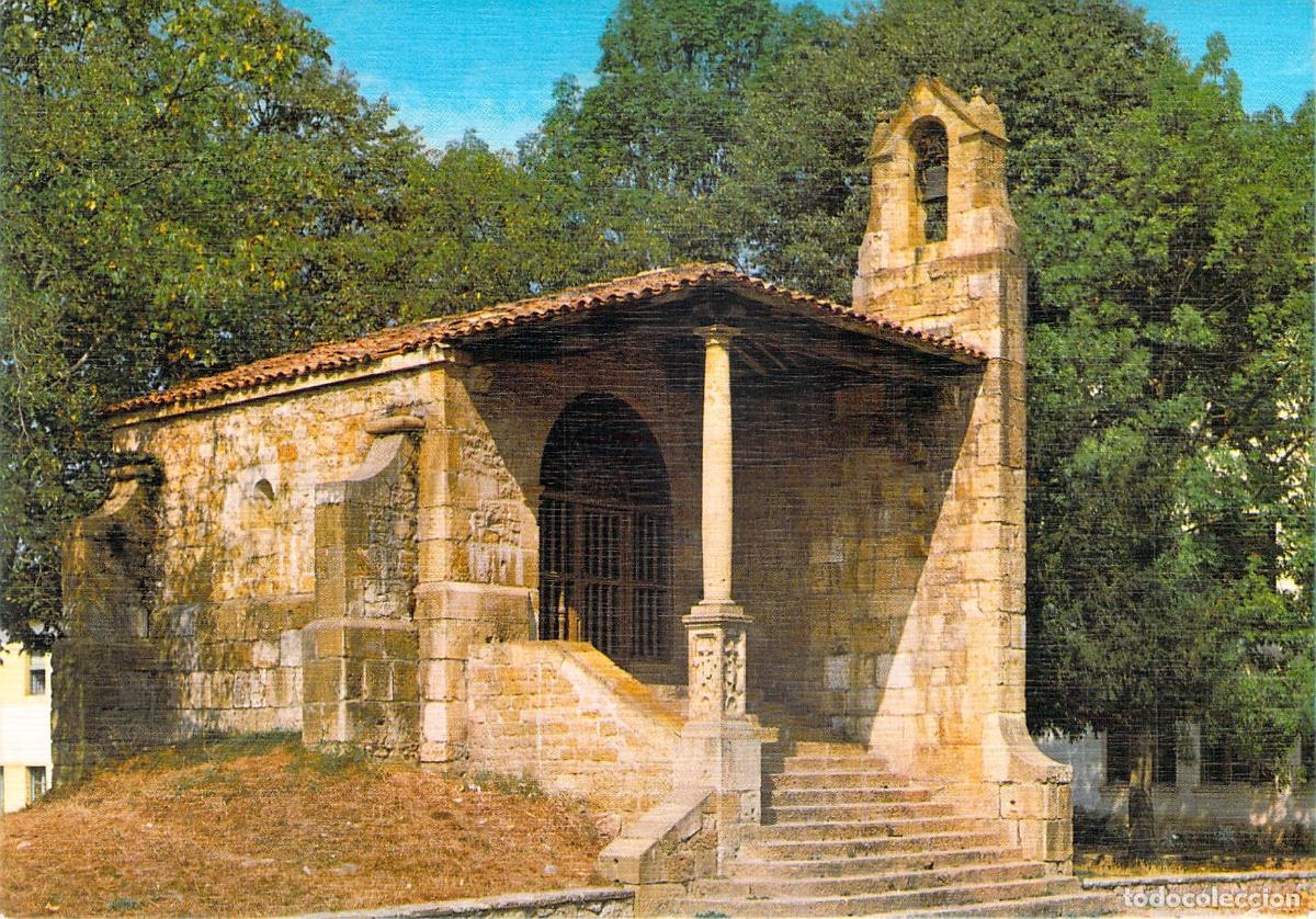 Cartes Postales: Postal de la Capilla de Santa Cruz en Cangas de On&iacute;s, Asturias