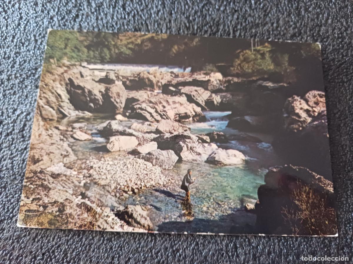 Postales: 257 asturias, rio sella, coto las ca&ntilde;eras, ed. alarde, circulada 1971