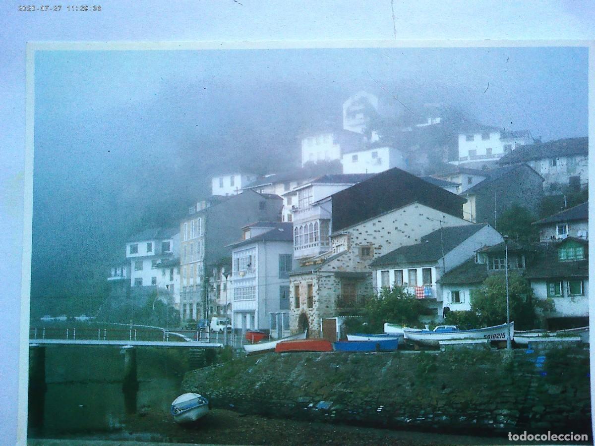 Postais: POSTAL DE LUARCA ( ASTURIAS ): PUENTE DE LOS BESOS . FOTO DE MANUEL HURTADO