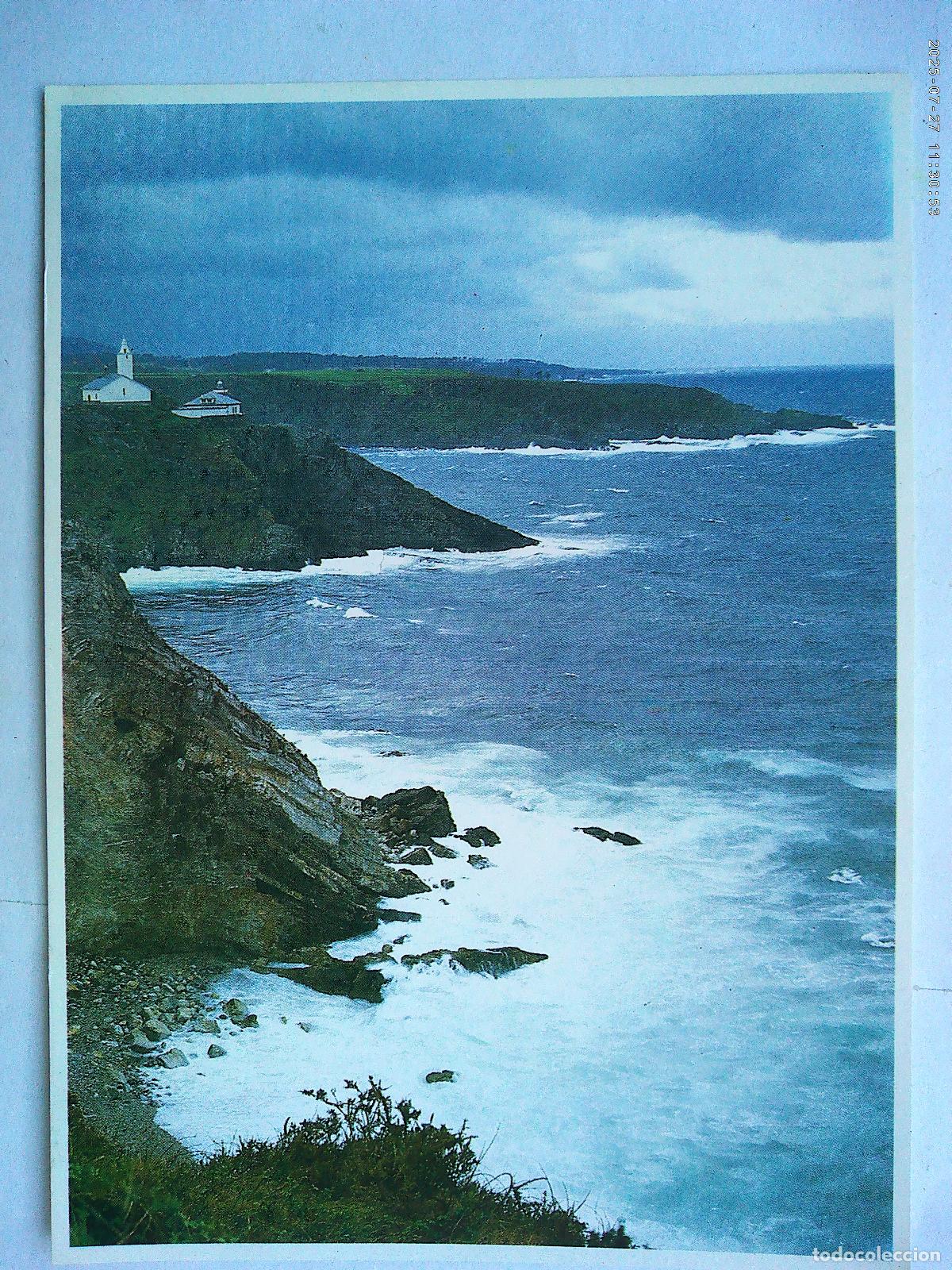 Cartes Postales: POSTAL DE LUARCA ( ASTURIAS ): ATALAYA Y FARO . FOTO DE J. ARROJO , GIJON