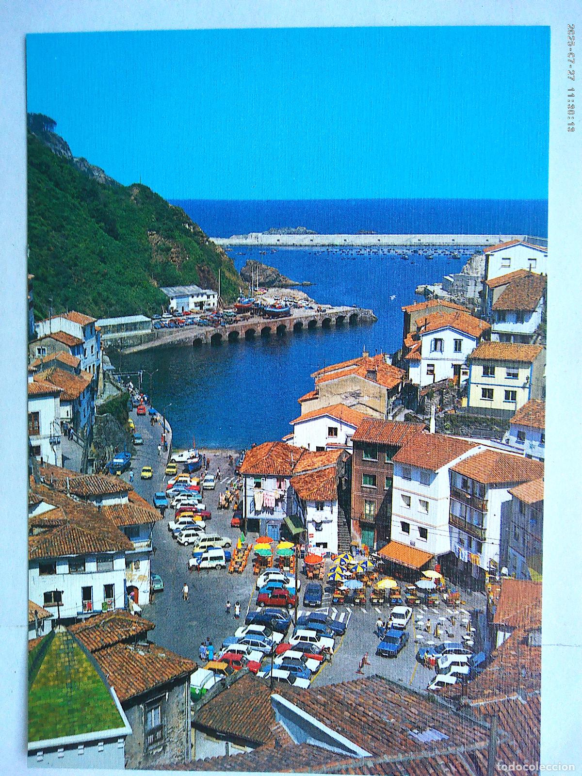 Cartes Postales: POSTAL DE CUDILLERO ( ASTURIAS ): VISTA PARCIAL . A&Ntilde;OS 70