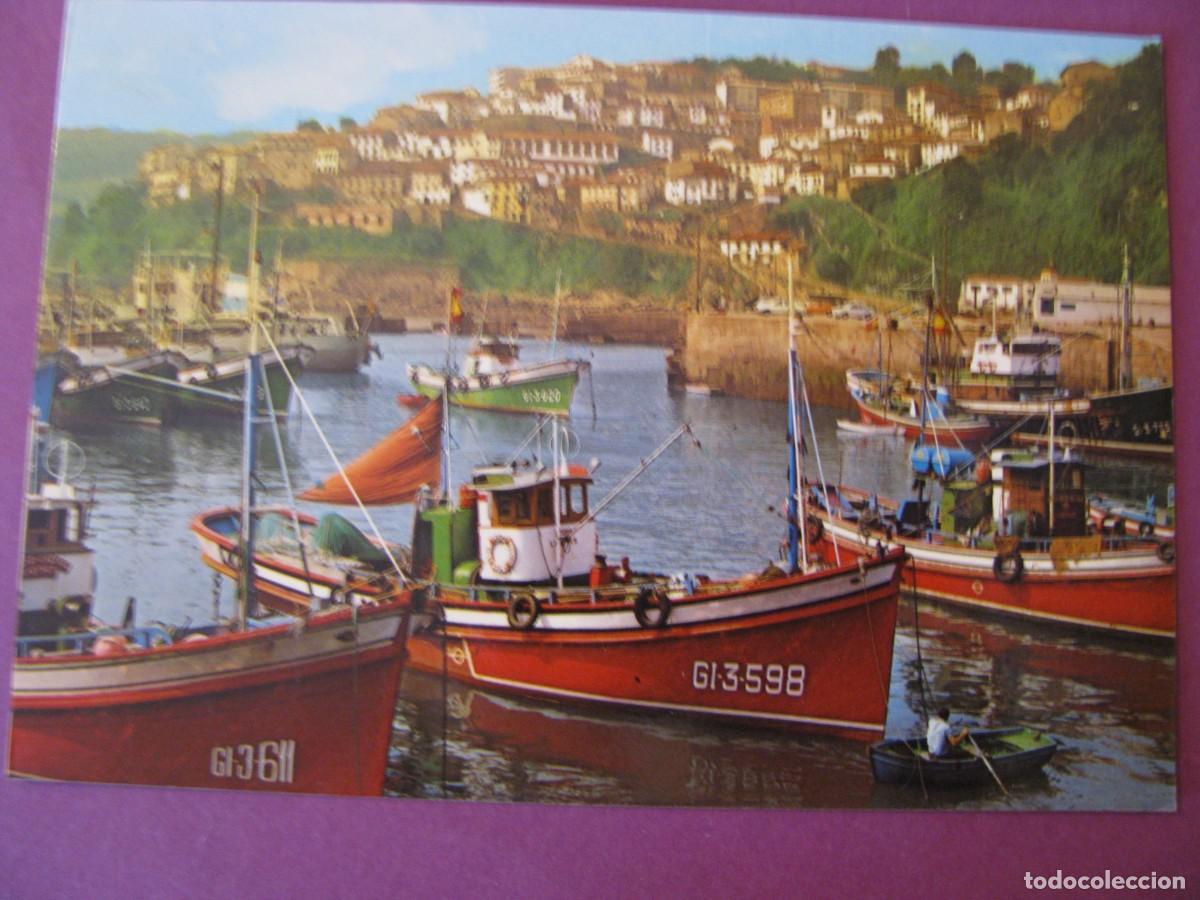 Postales: POSTAL DE LASTRES. EL PUERTO. ALARDE. 135.