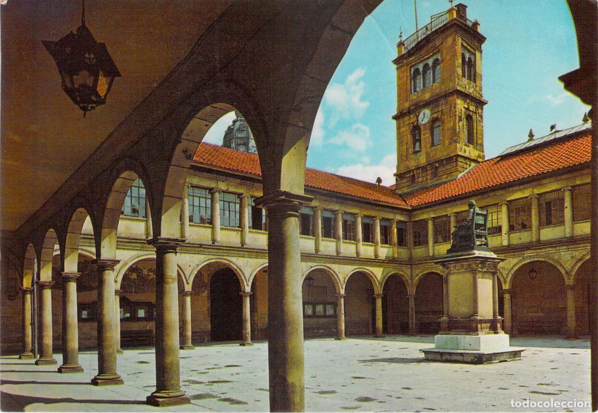 Postales: Postal del Claustro de la Universidad de Oviedo