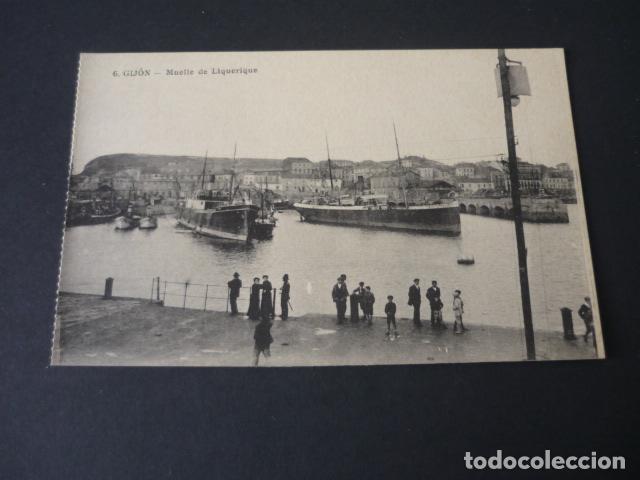 Postales: GIJON ASTURIAS MUELLE DE LIQUERIQUE