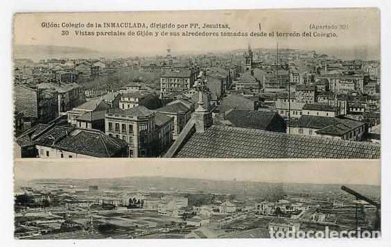 Postales: GIJON. ASTURIAS. COLEGIO INMACULADA. VISTAS