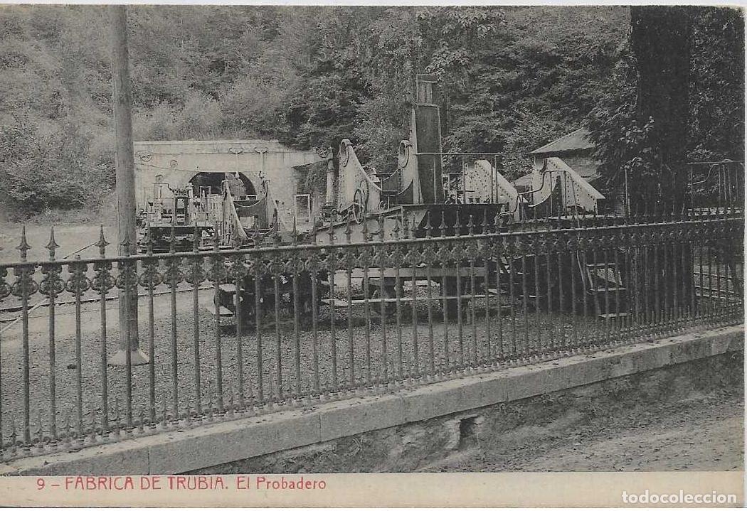 Postales: TRUBIA,OVIEDO (ASTURIAS) - FABRICA DE TRUBIA, EL PROBADERO - EDICION FEDRIANI HERMANAS