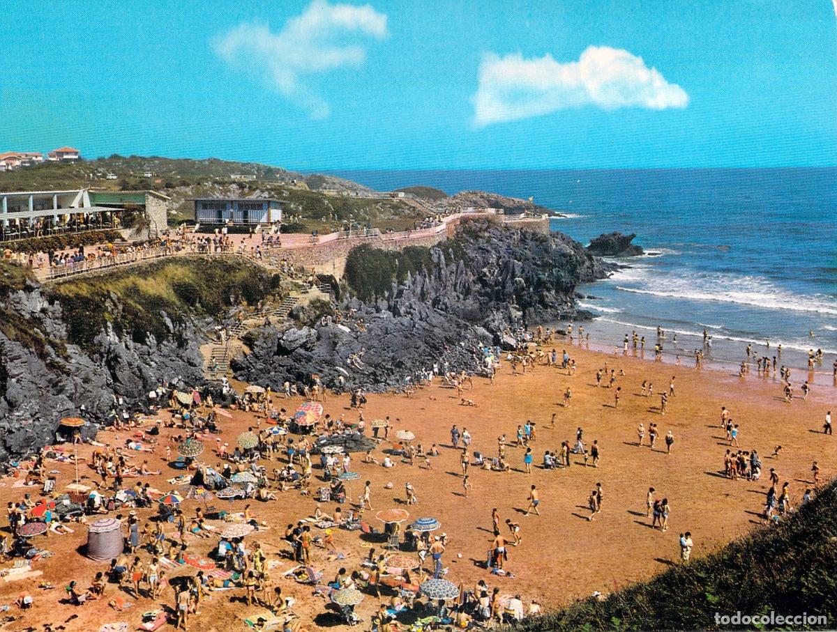 Postales: Postal Playa de Carranques en Perlora Asturias