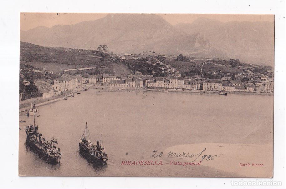 Postales: POSTAL. RIBADESELLA. VISTA GENERAL. ASTURIAS. CIRCULADA EN 1926