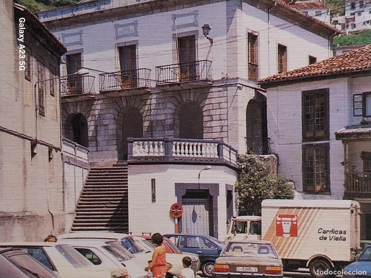 Postales: CUDILLERO AYUNTAMIENTO ED ARRIBAS 5 SC ORIGINAL CABINA TELEFONO ANIMADA COCHES CL&Aacute;SICOS