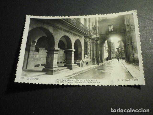 Postales: OVIEDO ASTURIAS ARCO DE SAN VICENTE MUSEO Y BIBLIOITECA