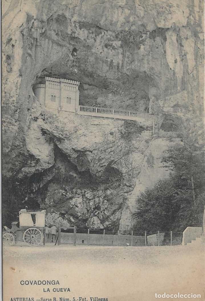 Postales: COVADONGA (ASTURIAS) - La Cueva - Foto Villegas serie B