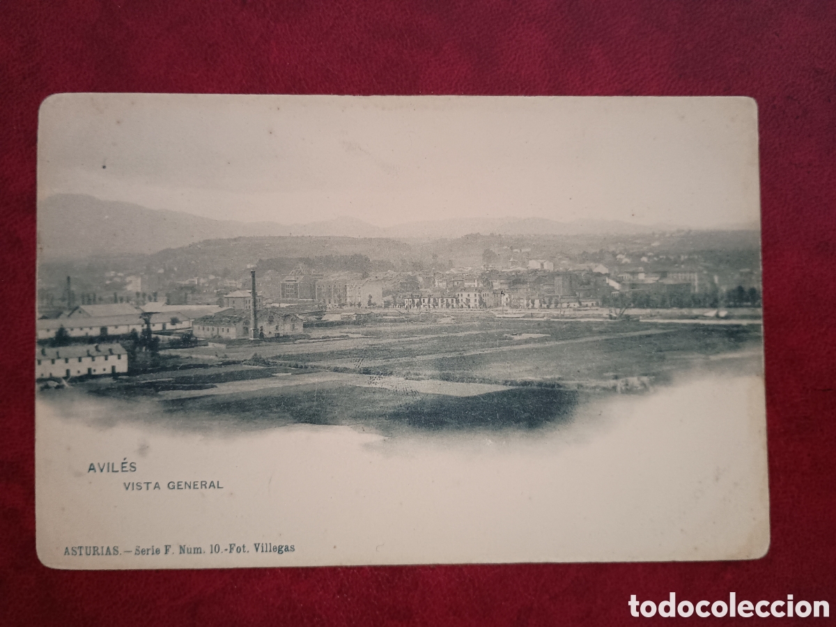 Postales: AVIL&Eacute;S (ASTURIAS) - VISTA GENERAL - FOT. VILLEGAS - HAUSER Y MENET, MADRID