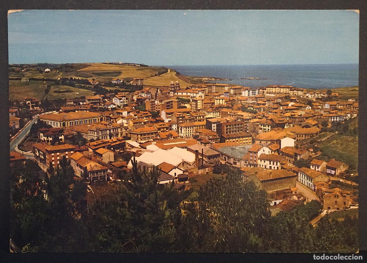 Postales: Candas (Asturias) vista general. Postal sin circular editada en el a&ntilde;o 1967