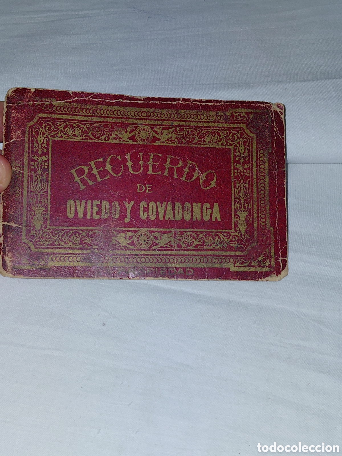 Postales: RECUERDO DE OVIEDO Y COVADONGA. ACORDEON DE 12 UNIDADES.FRATELLI TENSI MILAN HACIA 1920?