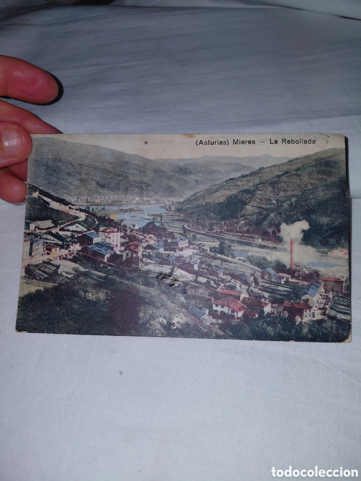 Postales: (ASTURIAS) MIERES - LA REBOLLADA.EDITOR ENRIQUE S.SUAREZ -MIERES