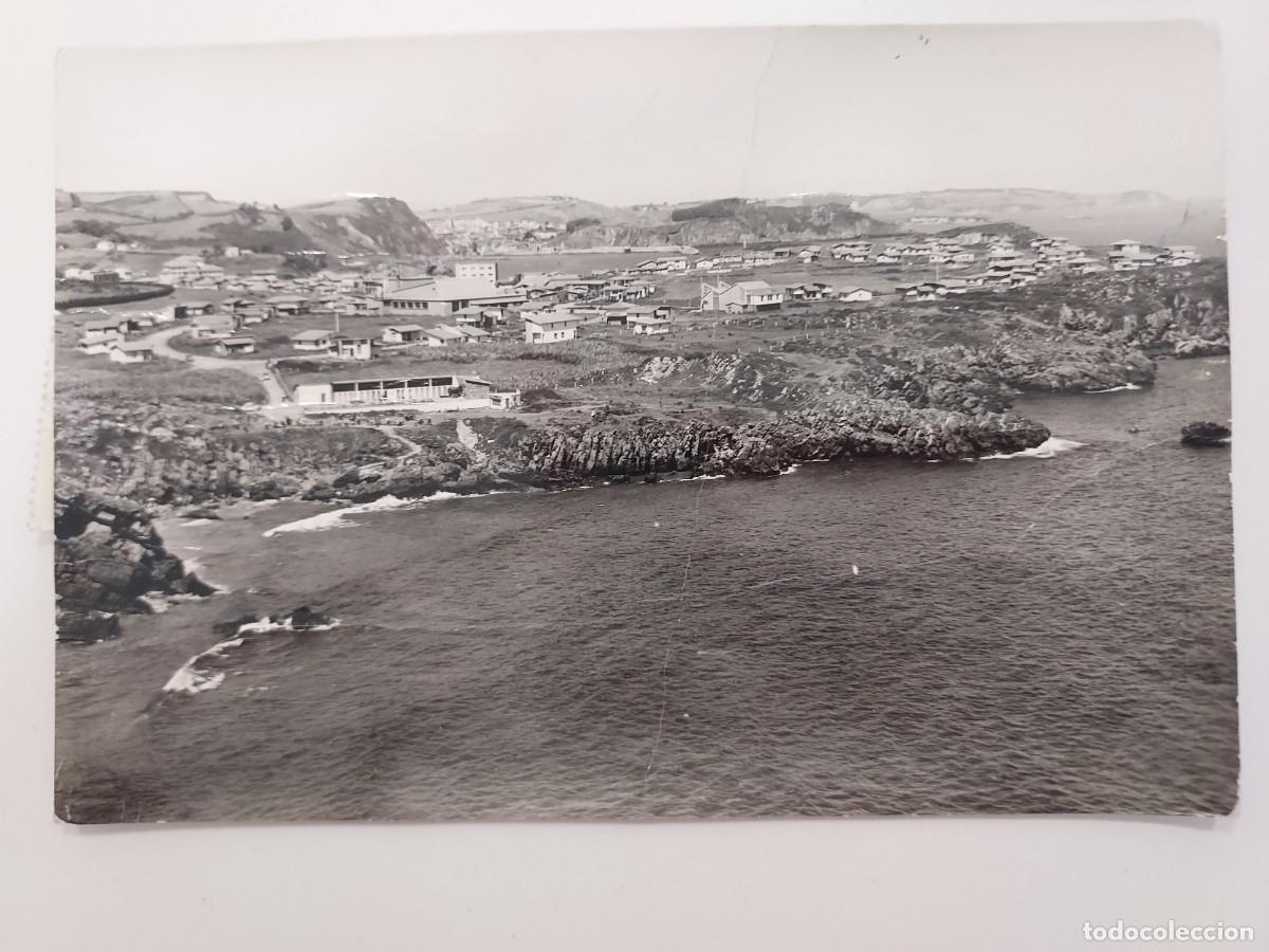 Postales: POSTAL PERLORA PLAYA DE CARRANCAS. CIRCULADA 1962. ASTURIAS