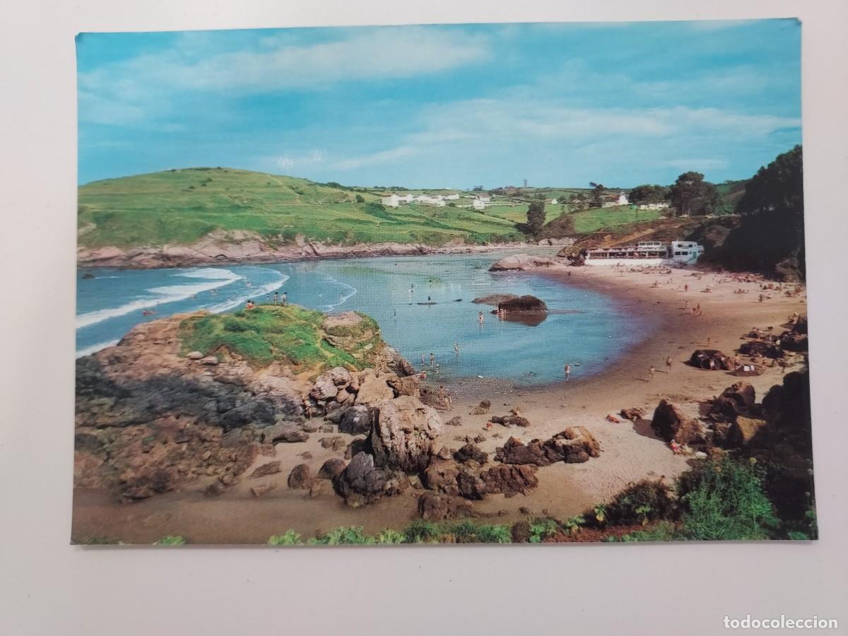 Postales: POSTAL SANTA MARIA DEL MAR LA PLAYA. 1974. SIN CIRCULAR. ASTURIAS